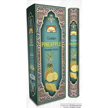 Vonná tyčinka Parimal Golden Pineapple indické vonné tyčinky 20 ks