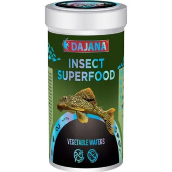 Krmivo pro rybičky DAJANA PET Insect Superfood Vegetable Wafers 250 ml