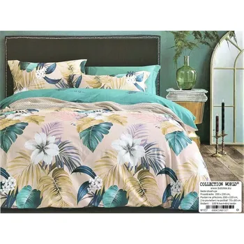 Povlečení Collection World Francouzské saténové povlečení M 1327 200x220 cm 70x80 cm