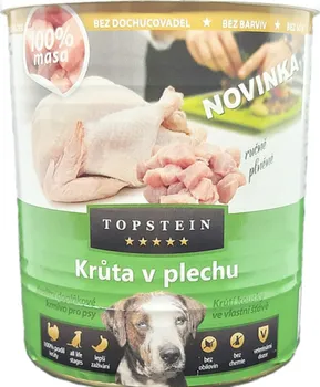 Krmivo pro psa Topstein Krůta v plechu 800 g