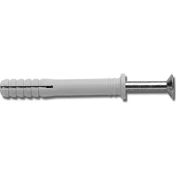 Hmoždinka Natloukací hmoždinka 8x80 rovný lem, nerez (Natloukací hmoždina rovný lem nerez A2)