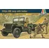 Plastikový model Italeri Willys MB Jeep with trailer 1:35