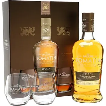 Whisky Tomatin Legacy + 2x sklenička 0,7 l