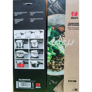 Příslušenství pro tlakový hrnec Beka schnelko bio 22 cm těsnění pro tlakový hrnec 1975-2014
