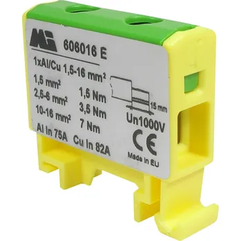 Stavebniny ELEKTRO BEČOV Svorka OTL 16/1 žlutozelená T021016.YG