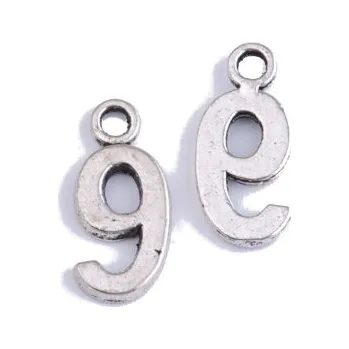 Přívěsek Přívěsek ČÍSLICE 9,7x15mm, 2ks