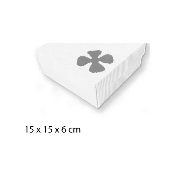 Dárková krabička BV čtyřlístek 15 x 15 x 6 cm