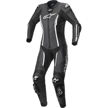 Moto kombinéza jednodílná kombinéza STELLA MISSILE V2 2022, ALPINESTARS, dámské (černá/bílá) 38