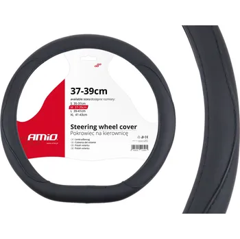 Potah na volant AMiO SWC-22-M 37-39 cm černý