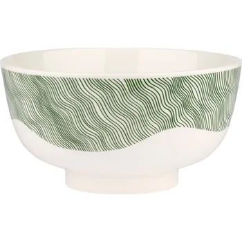 Talíř Marimekko Mísa Oiva Gabriel Näkki 3l, bílo-zelená