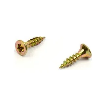 Vrut Univerzální vrut do dřeva 4x20 TORX zinek žlutý (Vrut do dřeva, TORX, plný závit)