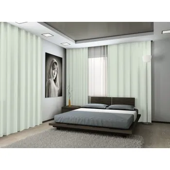 Dekorační látka Blackout smetanová - 280 cm obšití okrajů 280