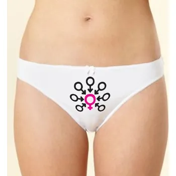 Žertovný předmět Kalhotky - Symboly velikost druh: tanga_XL
