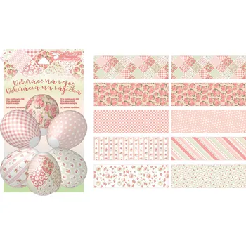 Velikonoční dekorace Smršťovací dekorace na vejce dekupáž 10 ks