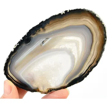 Přírodní kámen Plátek z achátu 69g Brazílie