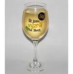 Ptákoviny CB Sklenice na víno - Už jsem vyzrál 50