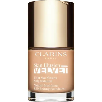 Make-up Clarins Skin Illusion Velvet tekutý make-up s matným finišem s vyživujícím účinkem odstín 102.5C 30 ml