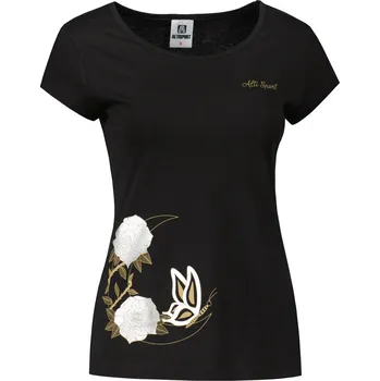 Dámské triko ALTISPORT ALW146122 ČERNOZLATÁ XS