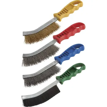 Ruční nářadí Wolfcraft Kartáč nerez 265 mm plastové držadlo 2717000