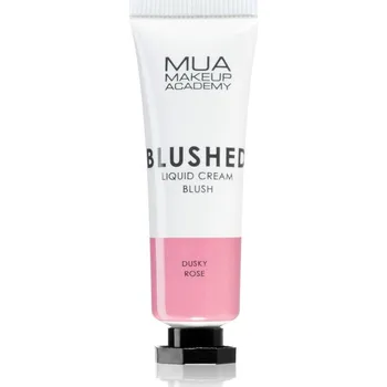 Tvářenka MUA Makeup Academy Blushed Liquid Blusher tekutá tvářenka odstín Dusky Rose 10 ml
