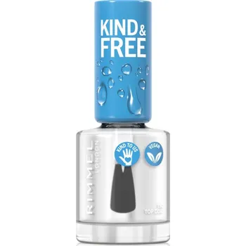 Přípravek na nehty Rimmel Kind & Free vrchní lak na nehty odstín 150 Oxygen Wave 8 ml