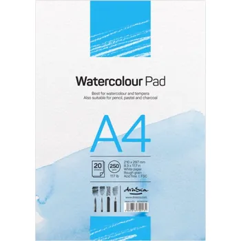 Drasca Art EOOD Skicák Watercolour Pad bílý (250g/m2, 20 listů) A4
