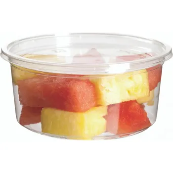 Jednorázové nádobí Miska BIO kulatá plastová na cestu "Chyť a jdi!" 355ml(12oz)/50ks