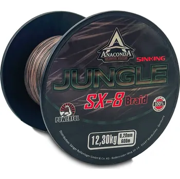 Saenger Anaconda šňůra Jungle SX-8 600 m Průměr: 0,20 mm