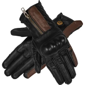 Moto rukavice Retro rukavice na motorku Rebelhorn HUNTER VINTAGE BROWN dámské, kožené