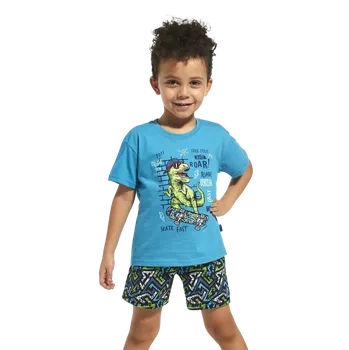 Chlapecké pyžamo Chlapecké krátké pyžamo Cornette 789/66 Dinosaur 98/104 Modrá
