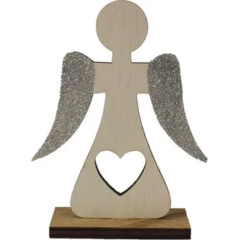 Vánoce Dekorace dřevěný anděl (Anděl ze dřeva)