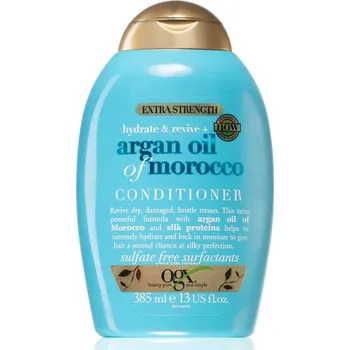 OGX Argan Oil Of Morocco Extra Strenght obnovující kondicionér pro poškozené vlasy 385 ml