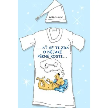 Žertovný předmět Noční košile - Ať se ti zdá o nějaké pěkné kosti Velikost: XL