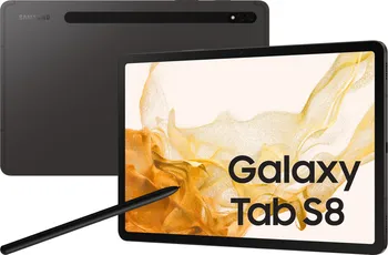 zadní strana tabletu Samsung Galaxy Tab S8 černý