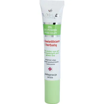 Péče o oční okolí FlosLek Pharma Eye Care gel na oční okolí se světlíkem a zeleným čajem 15 ml