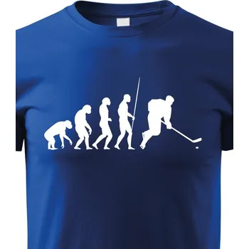 Chlapecké tričko Dětské tričko Evoluce hokej, Barva Modrá, Velikost 158 cm/12 roků, Canvas Dětské tričko Bezvatriko.cz 0990