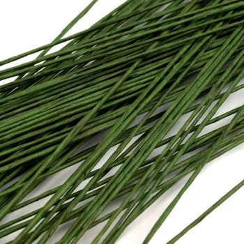 Floristický drát Stoklasa textilní galanterie Dekorační floristický drát rovný průměr 0,7mm (100ks) zelený