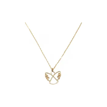 Náhrdelník Náhrdelník ze žlutého zlata s přívěskem anděla PATTIC 585/000 1,85 gr ARP726702Y-45