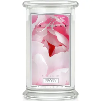 Svíčka Recenze Kringle Candle Vonná svíčka pivoňka 623 g