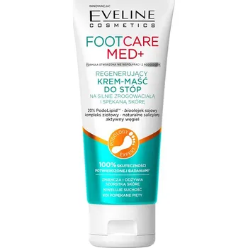 Péče o nohy Eveline Cosmetics Foot Care Med změkčující krém na nohy na zrohovatělou pokožku 100 ml
