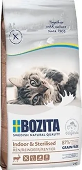 Krmivo pro kočku BOZITA Cat Indoor & Sterilised Grain Free Reindeer sob 2 kg