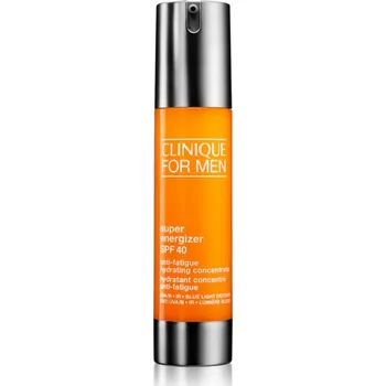 Pleťový krém Clinique For Men™ Super Energizer™ SPF 40 Anti-Fatigue Hydrating Concentrate energizující gelový krém SPF 40 48 ml
