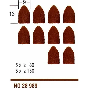 Brusný papír Proxxon Brusné hlavice 9x12