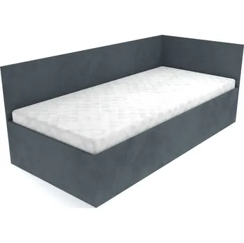 Postel Válenda Eliška šedá s úložným prostorem