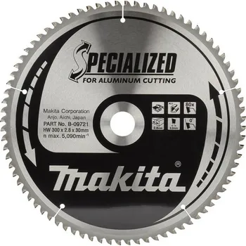 Pilový kotouč Makita pilový kotouč 300mm, 80z B-09721