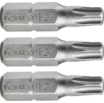 Bit Fortum bit torx 3ks, T 27x25mm, S2, 4741427