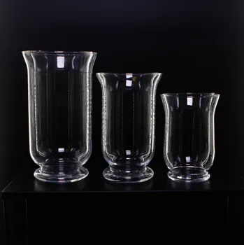 Svícen Svícen sklo 3ks/pr.17V30cm čirá