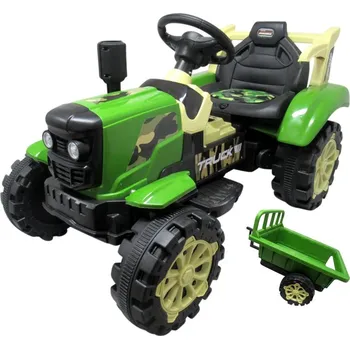 Dětské vozidlo Elektrický traktor s vlečkou C2