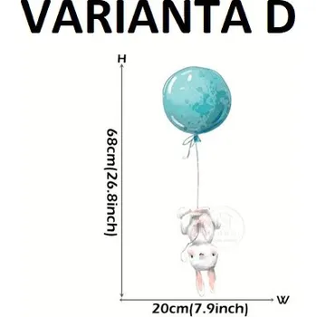 Samolepící dekorace Čína Samolepky na zeď - zajíčci, více variant Varianta: Varianta D