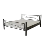 Kovová postel STELA Povrchová úprava: bílá, Rozměr: 120 x 200 cm